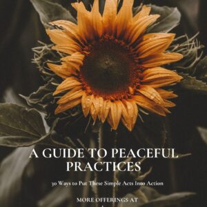 A Guide to Peaceful Practices: 30 Ways to Put These Simple Acts into Action